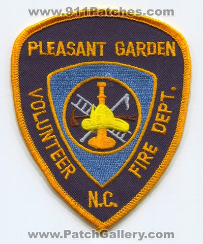 Pleasant Garden Volunteer Fire Department Patch North Carolina NC