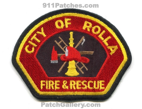 Rolla Fire and Rescue Department Patch Missouri MO