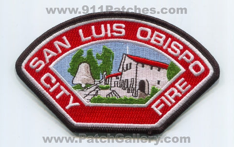 San Luis Obispo City Fire Department Patch California CA