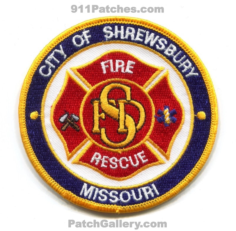 Shrewsbury Fire Rescue Department Patch Missouri MO