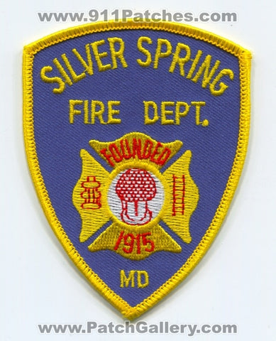 Silver Spring Fire Department Patch Maryland MD