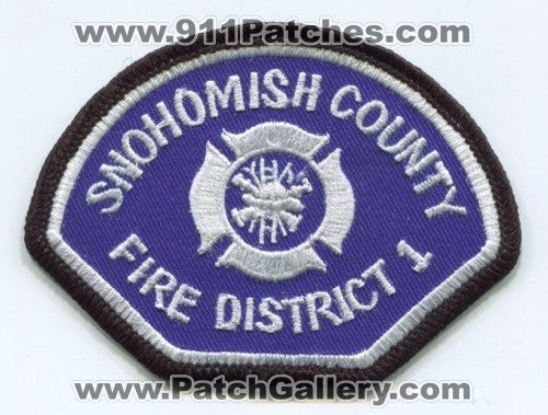 Snohomish County Fire District 1 Patch Washington WA