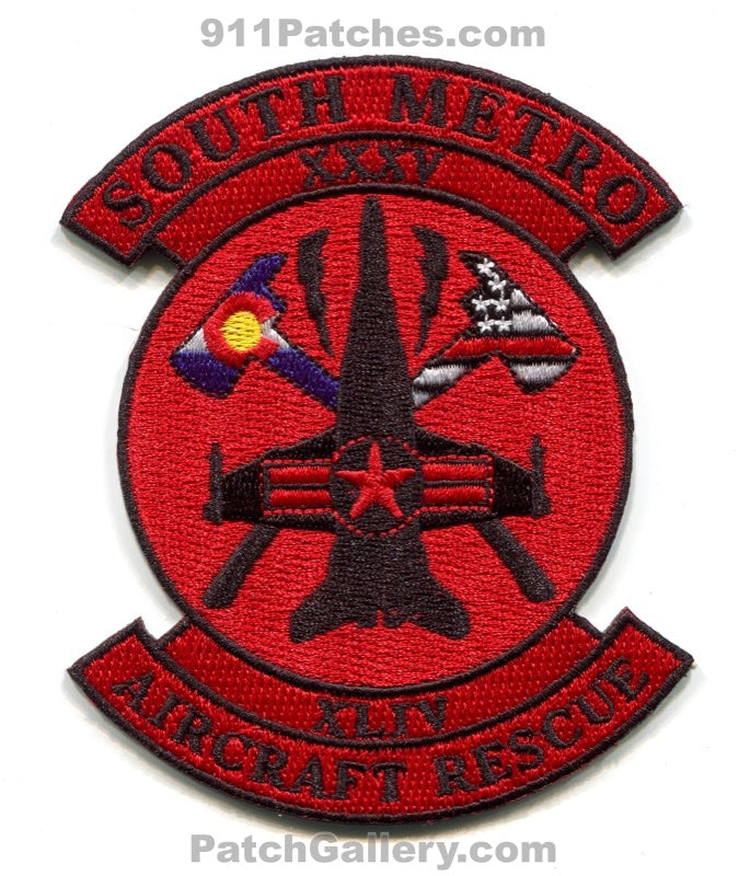 South Metro Fire Rescue Department Station 35 44 ARFF CFR Patch Colorado CO