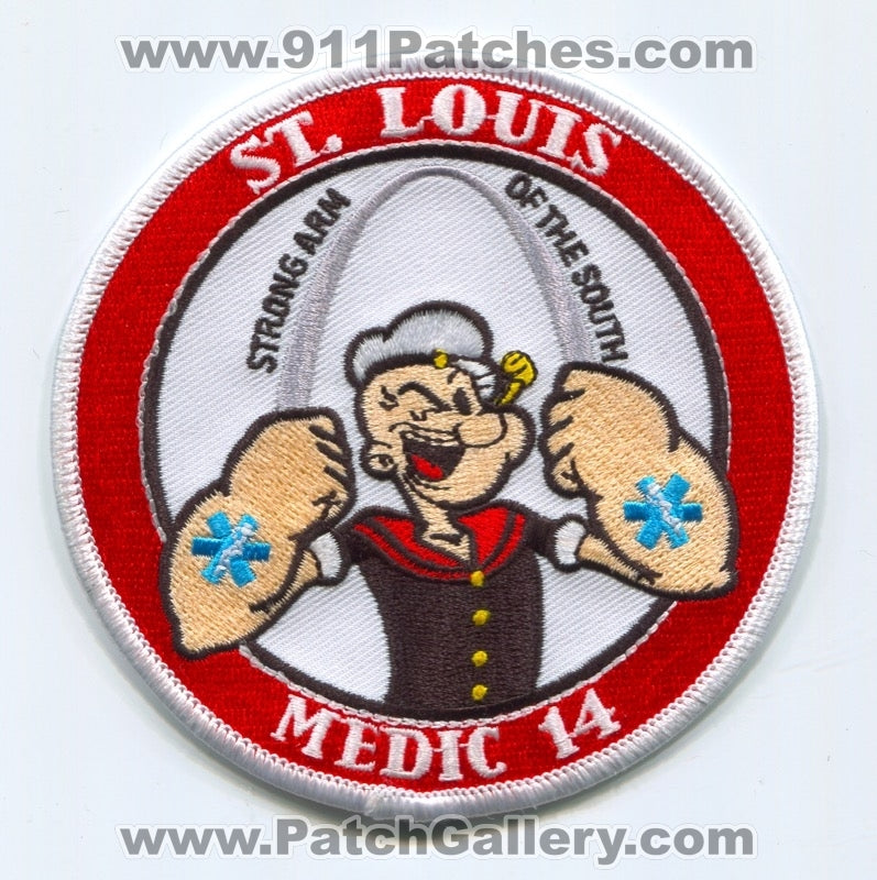 Saint Louis Fire Department Medic 14 EMS Patch Missouri MO