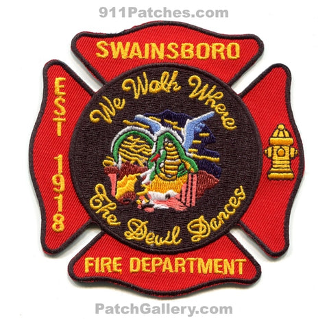 Swainsboro Fire Department Patch Georgia GA