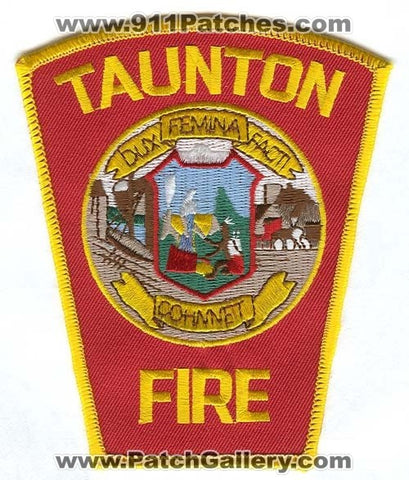 Taunton Fire Department Patch Massachusetts MA
