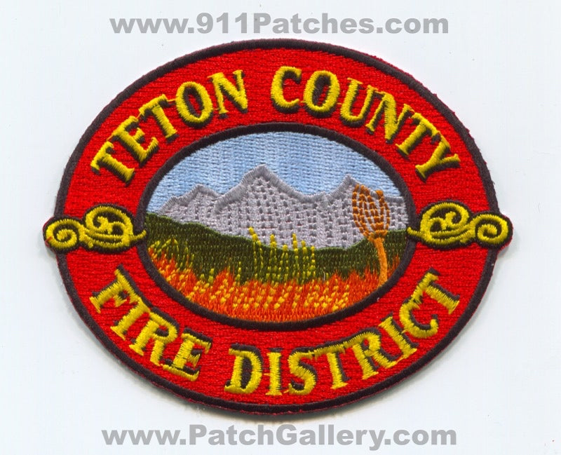 Teton County Fire District Patch Idaho ID