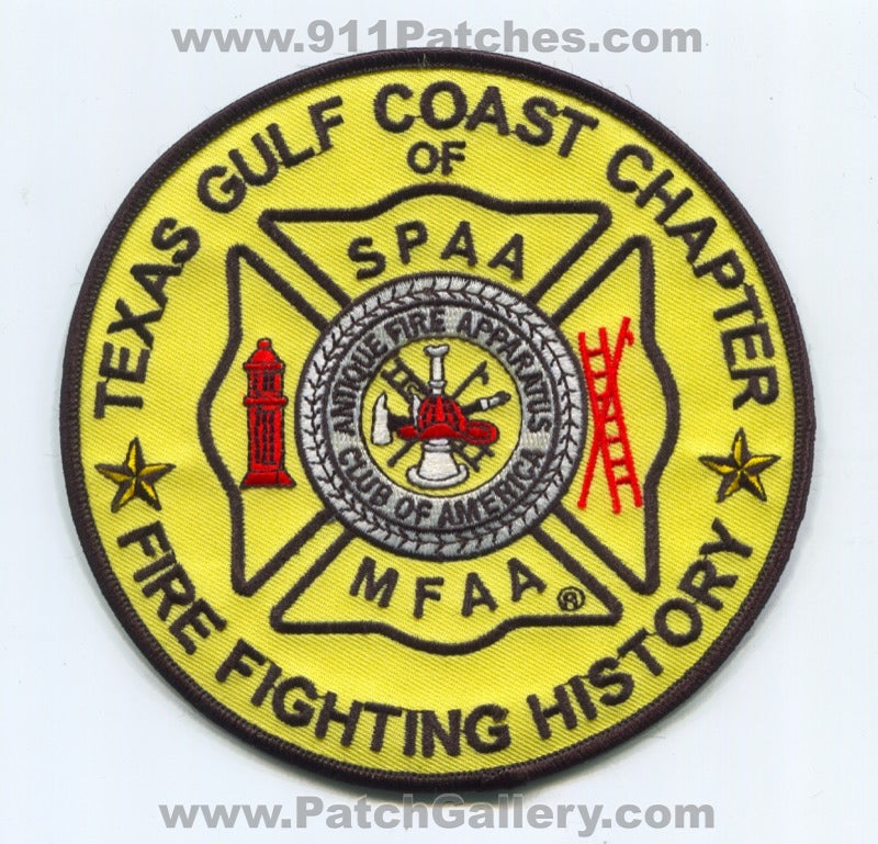 Texas Gulf Coast Chapter of SPAAMFAA Fire Patch Texas TX