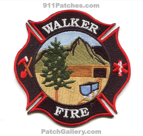 Walker Fire Department Patch Arizona AZ