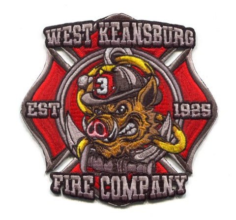 West Keansburg Fire Company 1 Station 39-3 Patch New Jersey NJ