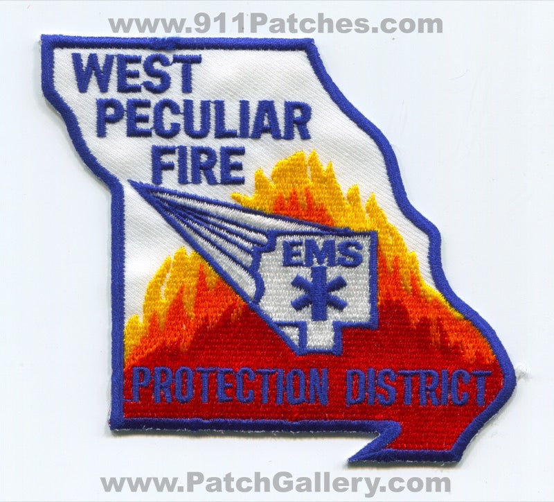 West Peculiar Fire Protection District EMS Patch Missouri MO