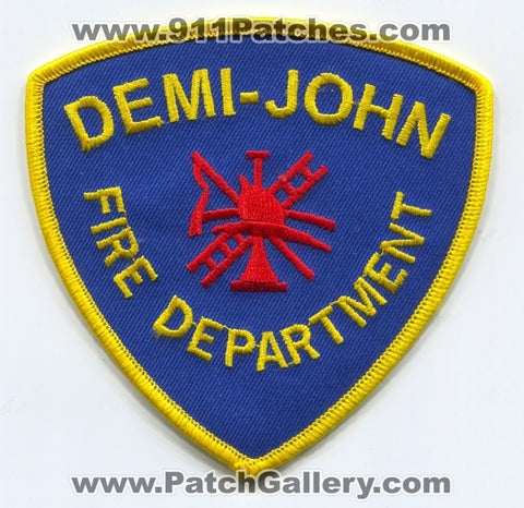 Demi John Fire Department Patch Texas TX