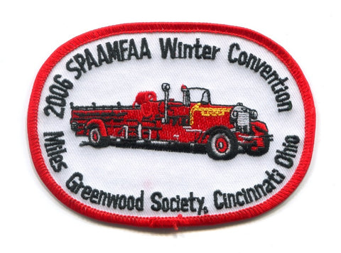 2006 SPAAMFAA Winter Convention Miles Greenwood Cincinnati Fire Patch Ohio OH
