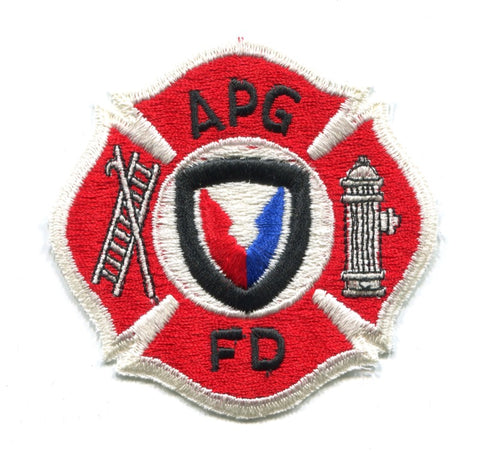 Aberdeen Proving Ground Fire Department US Army Military Patch Maryland MD