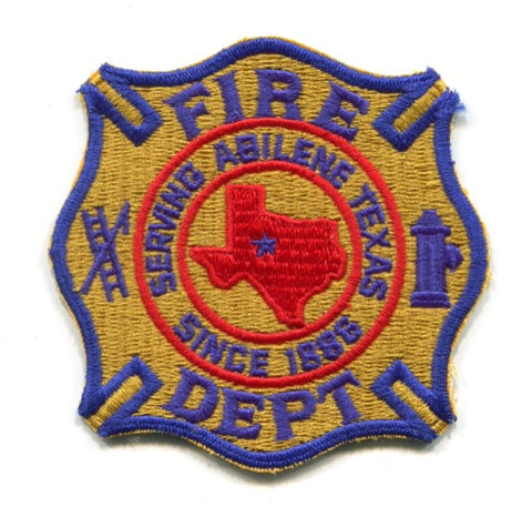 Abilene Fire Department Patch Texas TX