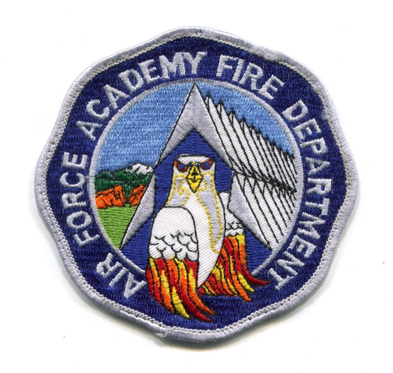 Air Force Academy AFA Fire Department USAF Military Patch Colorado CO