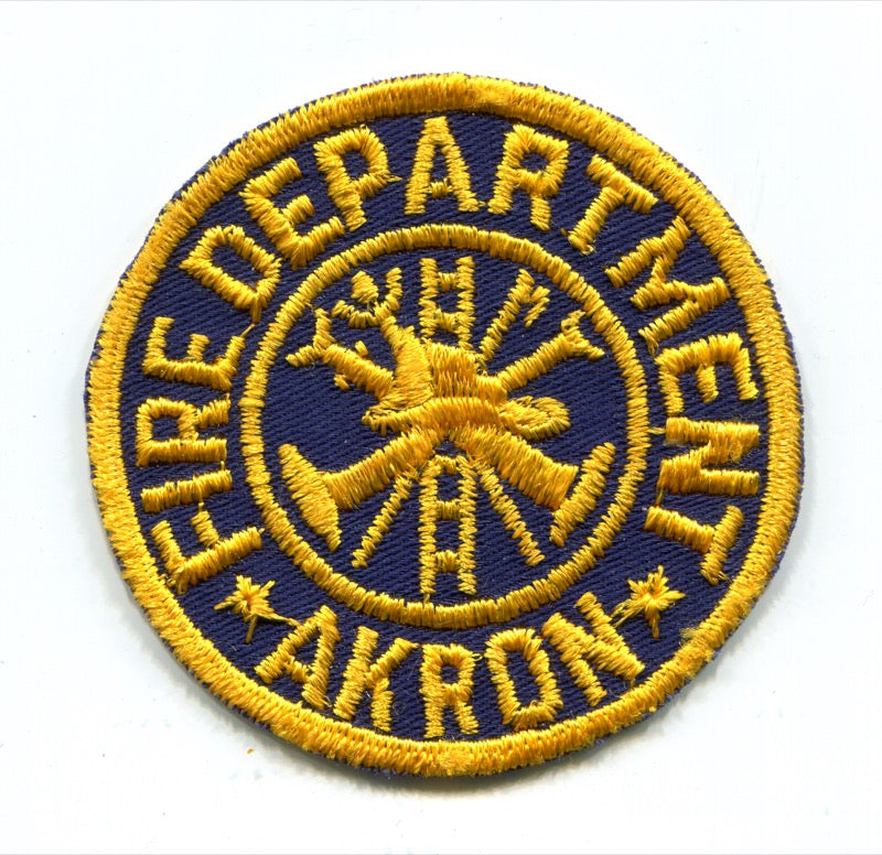 Akron Fire Department Patch Ohio OH