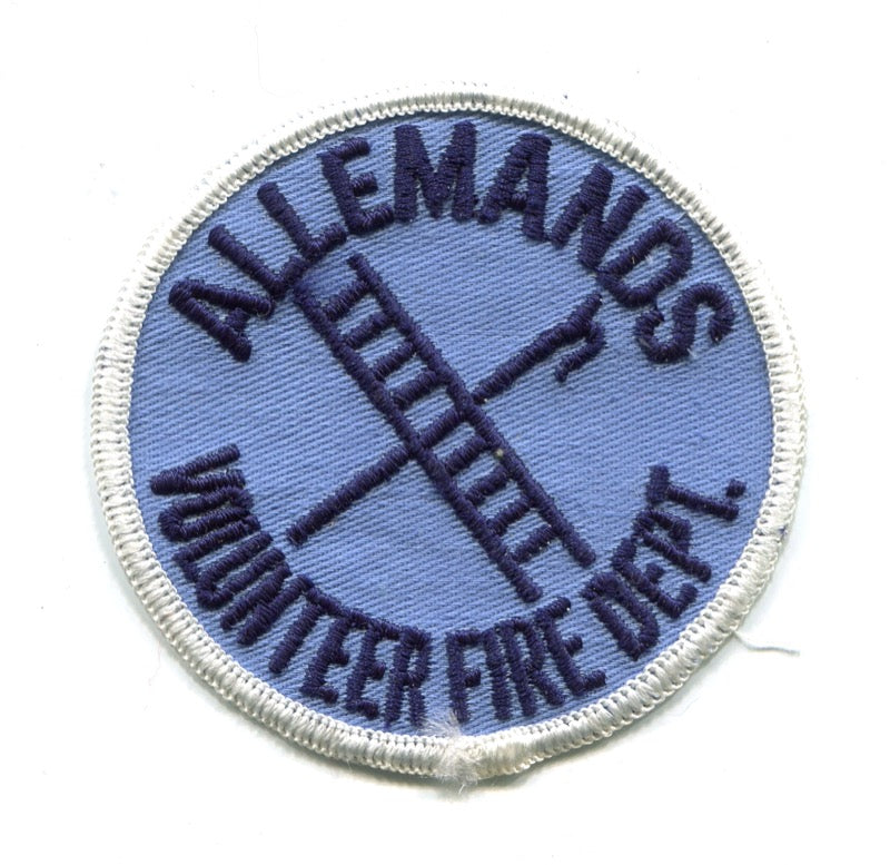Allemands Volunteer Fire Department Patch Louisiana LA