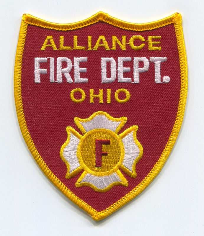 Alliance Fire Department Patch Ohio OH