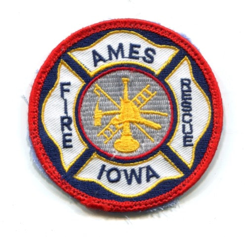 Ames Fire Rescue Department Patch Iowa IA v2 – 911Patches.com