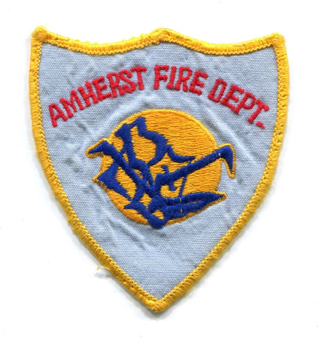 Amherst Fire Department Patch Massachusetts MA