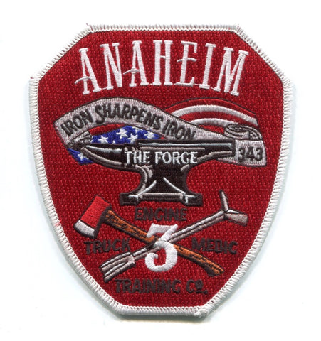 Anaheim Fire Department Station 3 Patch California CA