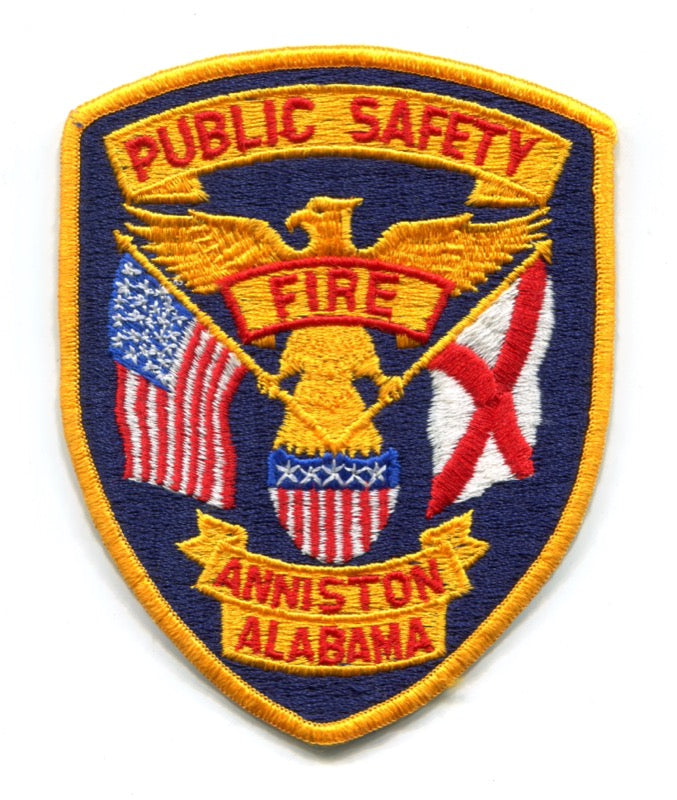 Anniston Fire Department Public Safety DPS Patch Alabama AL