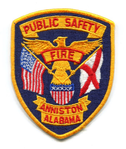 Anniston Fire Department Public Safety DPS Patch Alabama AL
