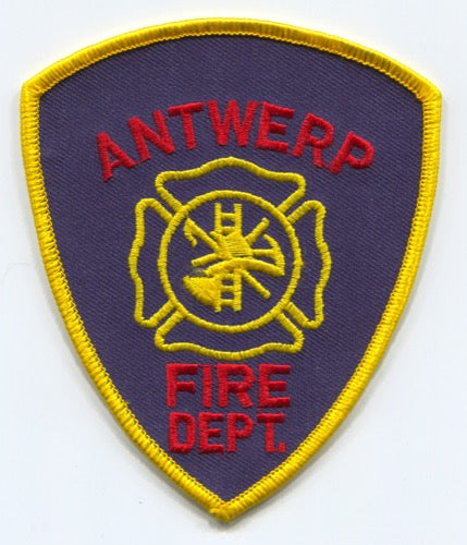 Antwerp Fire Department Patch Ohio OH
