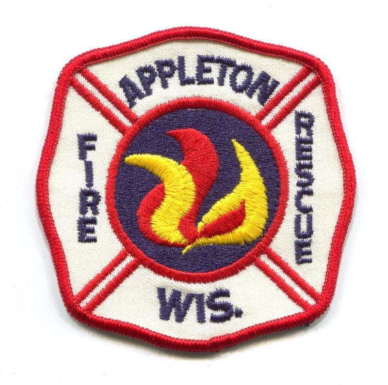 Appleton Fire Rescue Department Patch Wisconsin WI