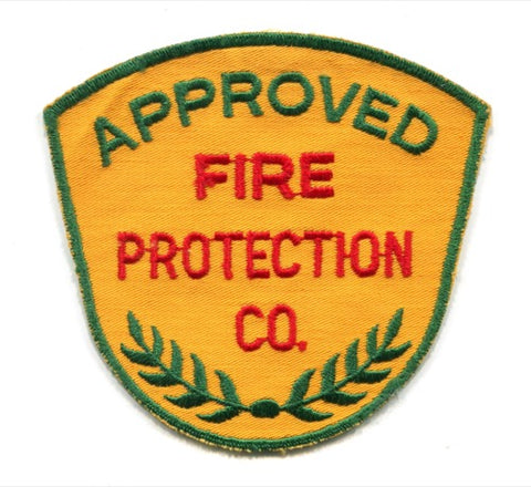 Approved Fire Protection Company Patch New Jersey NJ
