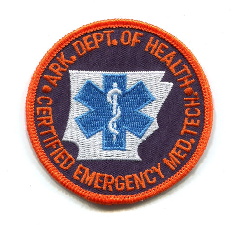 Arkansas State Certified Emergency Medical Technician EMT EMS Patch Arkansas AR