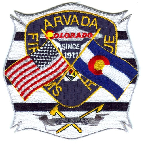 Arvada Fire EMS Rescue Department Honor Guard Patch Colorado CO