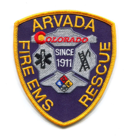 Arvada Fire EMS Rescue Department Patch Colorado CO
