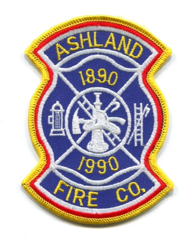 Ashland Volunteer Fire Company Patch Virginia VA