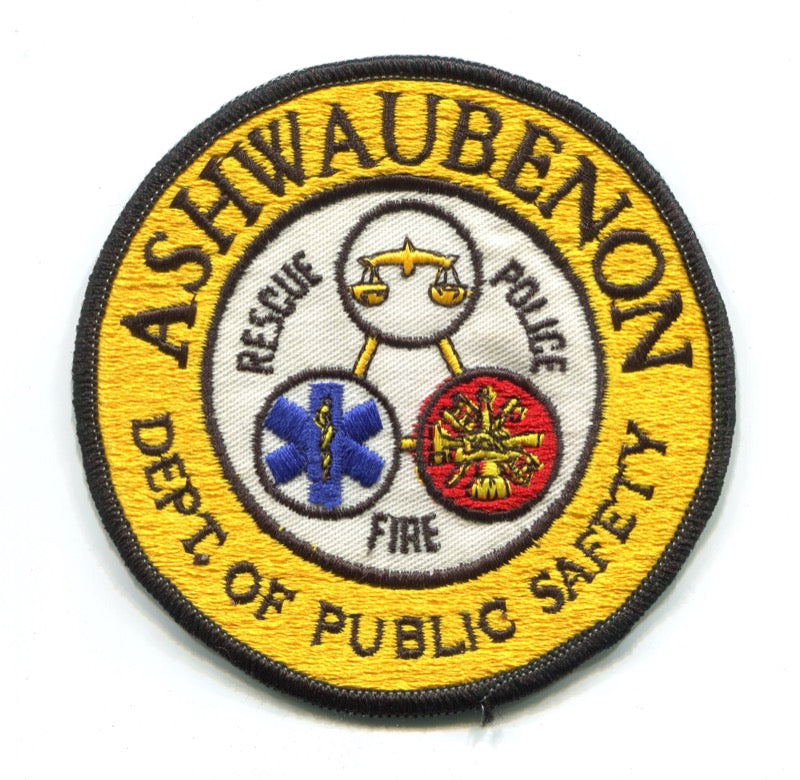 Ashwaubenon Department of Public Safety DPS Fire Rescue Police Patch Wisconsin WI