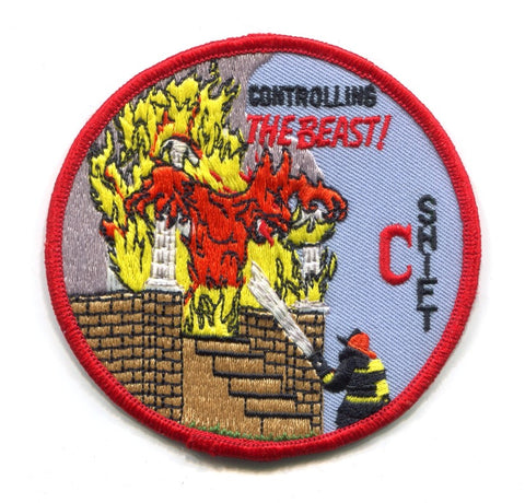 Athens Clarke County Fire Department C Shift Patch Georgia GA
