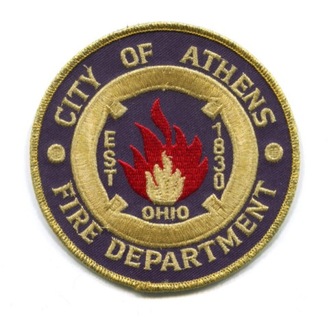 Athens Fire Department Patch Ohio OH