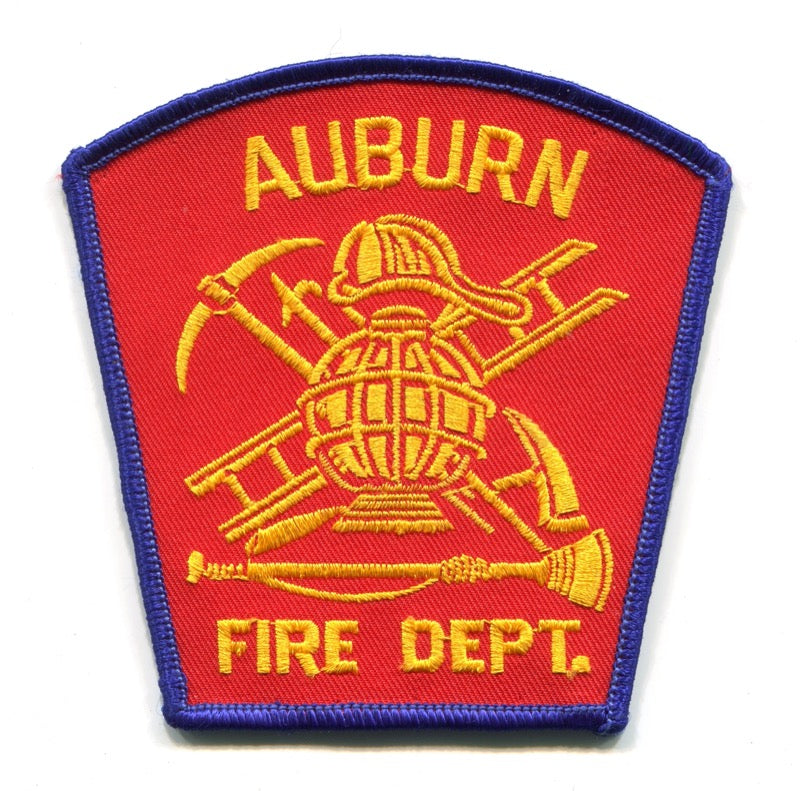Auburn Fire Department Patch Maine ME v2