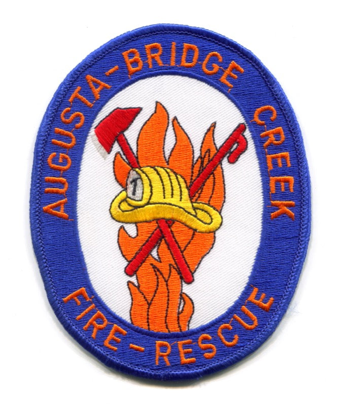Augusta-Bridge Creek Fire Rescue Department Patch Wisconsin WI