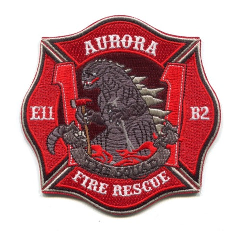 Aurora Fire Department Station 11 Engine 11 Battalion 2 Patch Colorado CO