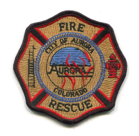 Aurora Fire Rescue Department Patch Colorado CO