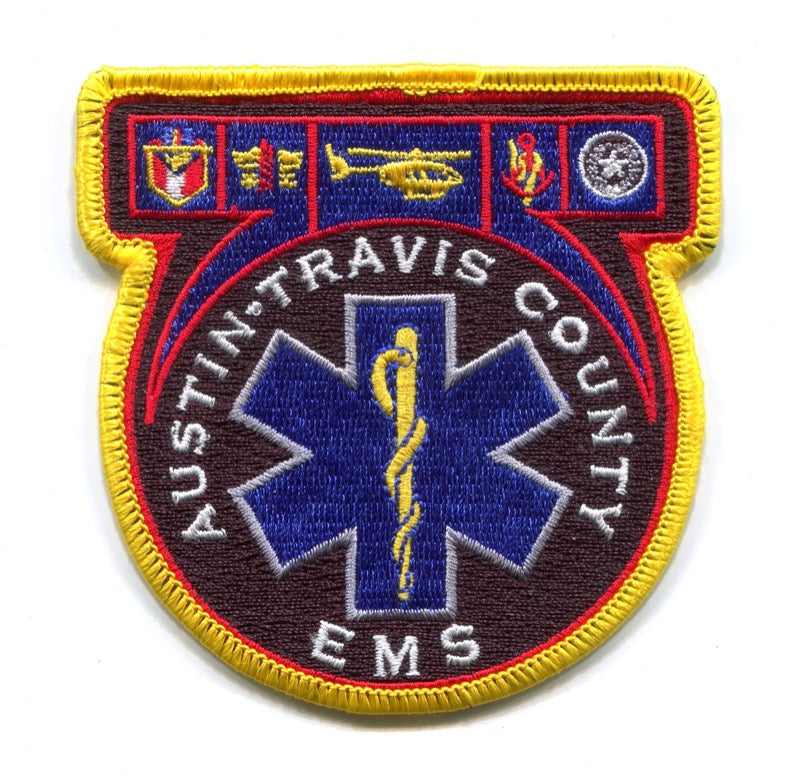Austin Travis County Emergency Medical Services EMS Patch Texas TX