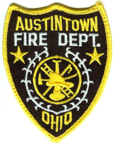 Austintown Fire Department Patch Ohio OH