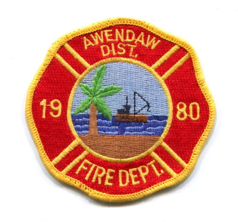 Awendaw District Fire Department Patch South Carolina SC