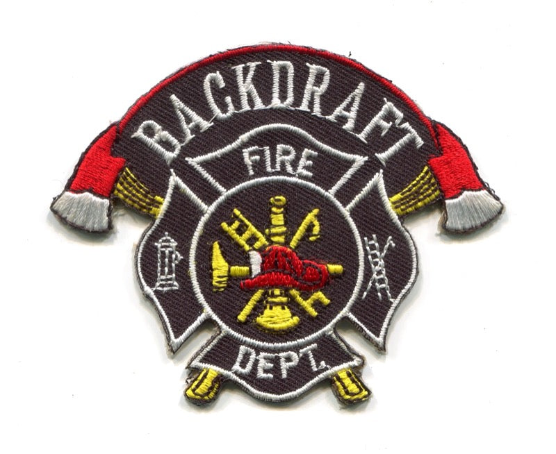 Backdraft Movie Fire Department Patch Illinois IL