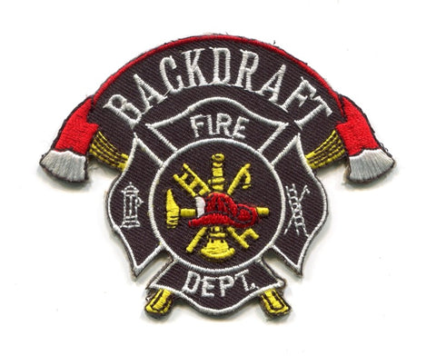 Backdraft Movie Fire Department Patch Illinois IL