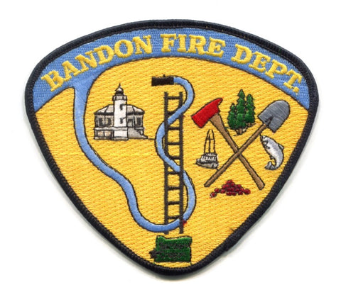 Bandon Fire Department Patch Oregon OR