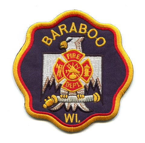 Baraboo Fire Department Patch Wisconsin WI
