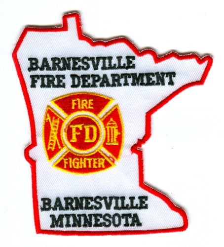Barnesville Fire Department Firefighter Patch Minnesota MN